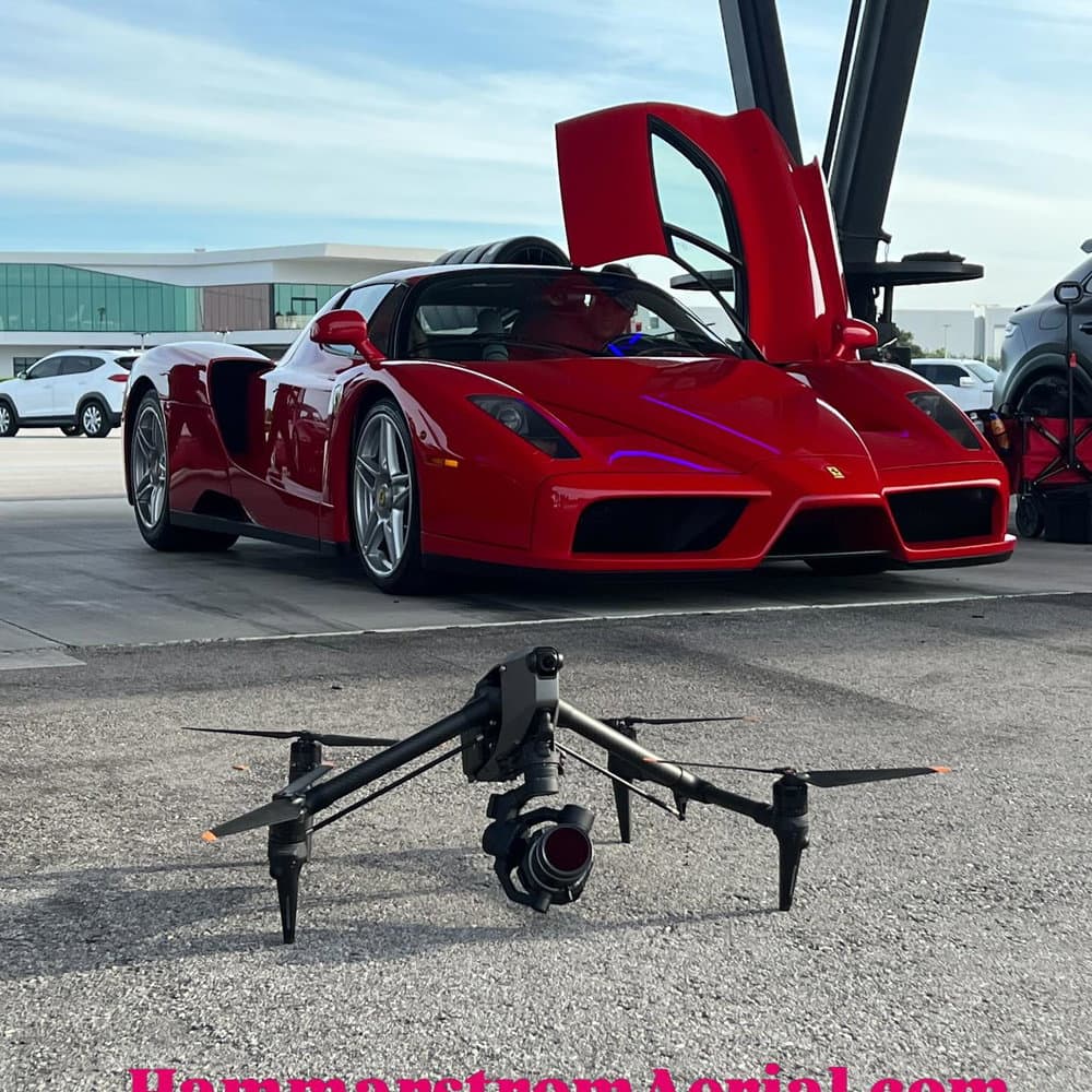 Ferrari Aerial Shoot in Miami: Behind the Drone Cinematography